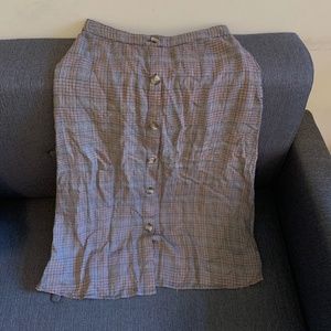Plaid skirt